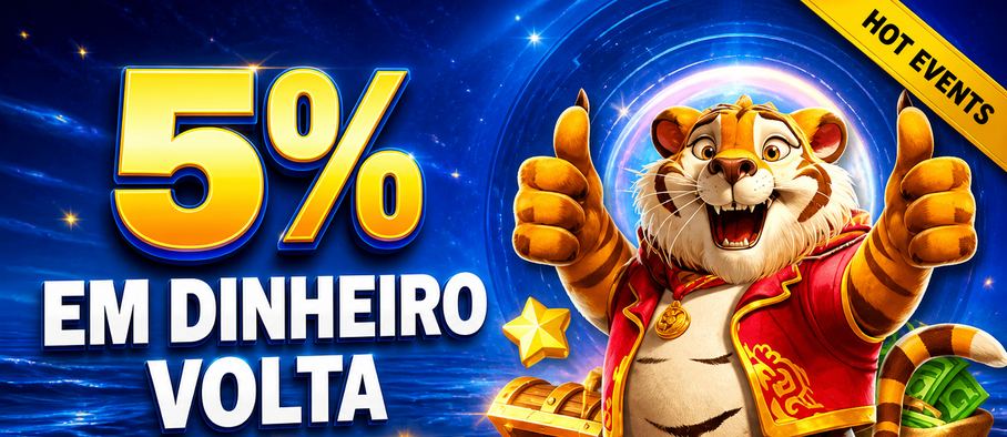 5% em Dinheiro Volta