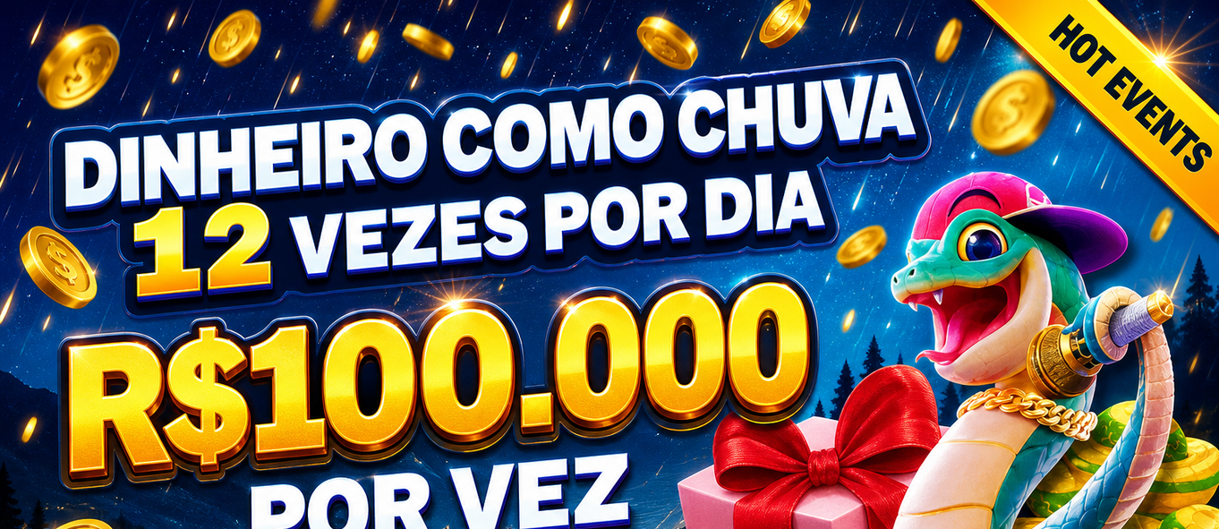 Dinheiro como chuva R$100.000