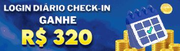 Login diário check-in ganhe R$320